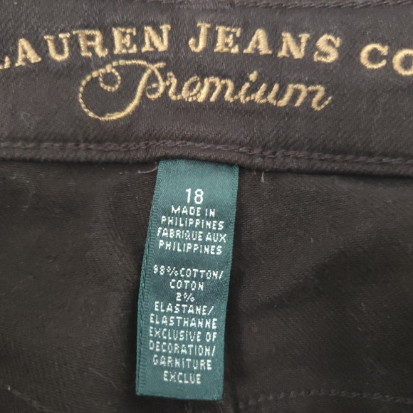 Lauren Ralph Lauren Jeans Co. Premium, slim leg, size 18 plus - Picture 5 of 6